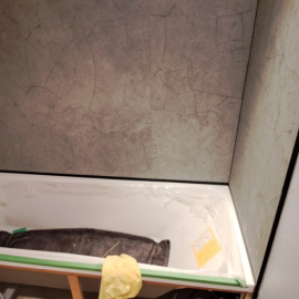 Showerwall panels in Concrete design