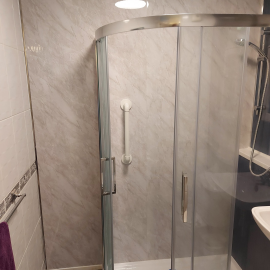 Tray, enclosure and wallboards