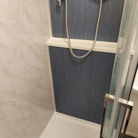 Tray, enclosure and wallboards